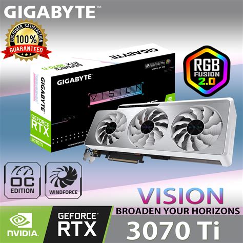GIGABYTE GeForce RTX 3070 Ti / 3070 GAMING OC 8GB || 3070 Ti VISION OC ...