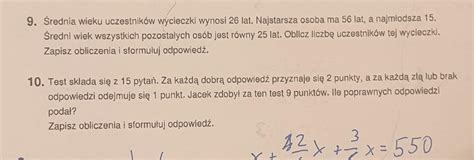 Potrzebuję pomocy z zadaniem 9 i 10 OBLICZANIE ZA POMOCĄ RÓWNAŃ