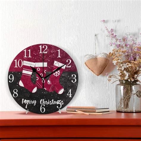 Horloge Murale Silencieuse Sans Tic Tac Ronde Multicolore 25 Cm