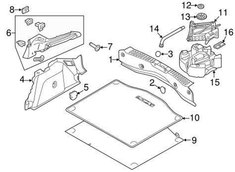 OEM 2014 Ford Focus Interior Trim - Rear Body Parts ...