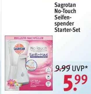 Sagrotan No Touch Seifenspender Starter Set Angebot Bei Rossmann