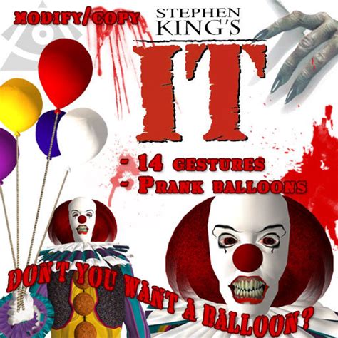 Second Life Marketplace - Stephen King's IT - Pennywise