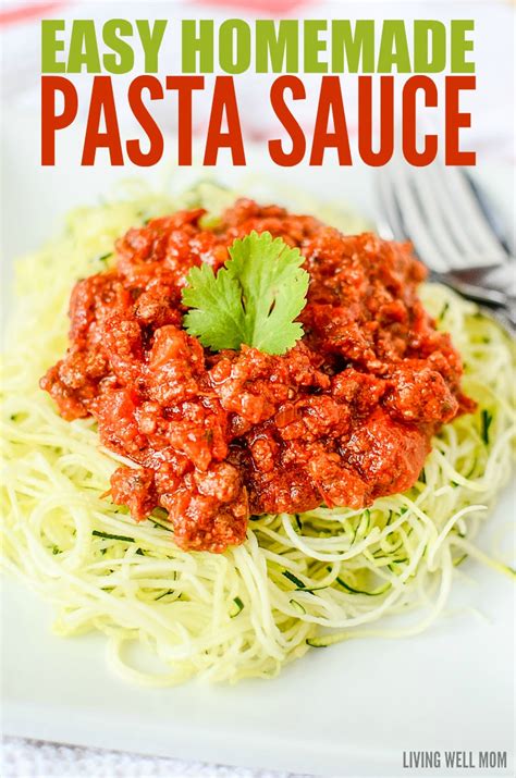 Easy Homemade Pasta Sauce With Meat