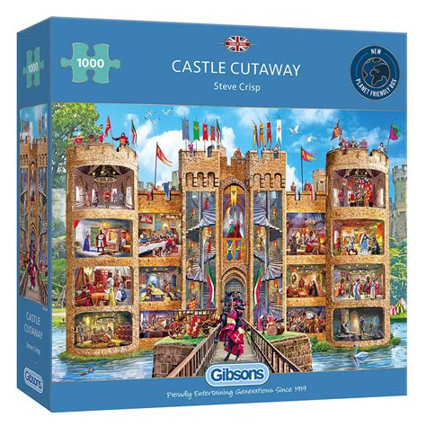 Puzzle Gibsons Castle Cutaway Piezas Juguetes Magin