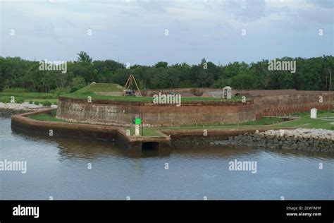 Old Fort Jackson Savannah Georgia USA Stock Photo - Alamy