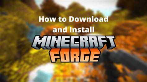 How To Download And Install Forge In Minecraft Elitecreatures 3d