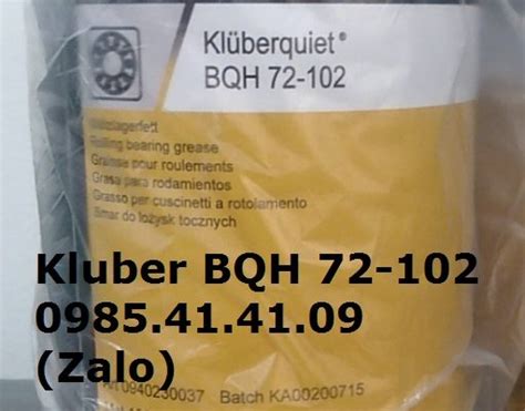 Kluberquiet BQH 72-102 mỡ bôi trơn tinh khiết chống tiếng ồn cho vòng ...