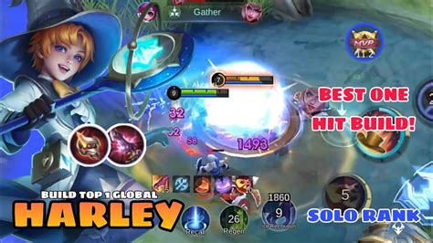 HARLEY BEST DAMAGE BUILD 2024 SOLO RANK HARLEY GAMEPLAY MOBILE