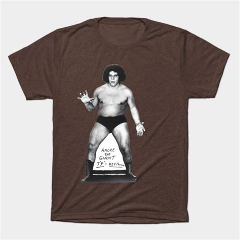 André The Giant Promotional Picture Andre The Giant T Shirt Sold By Menghui Huang Sku