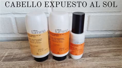 RESEÑA CABELLO EXPUESTO AL SOL LUMINA NATURA CHILE YouTube