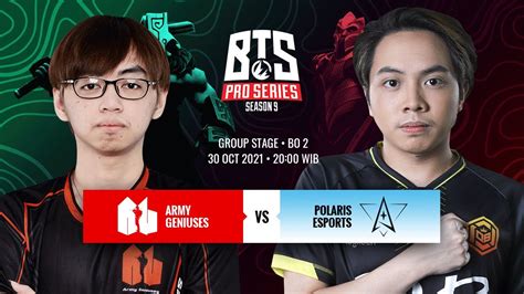 Army Geniuses Vs Polaris Esports Group Stage Bo 2 Bts Pro Series