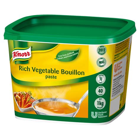 Knorr Rich Vegetable Bouillon Paste 2x1k Debriar