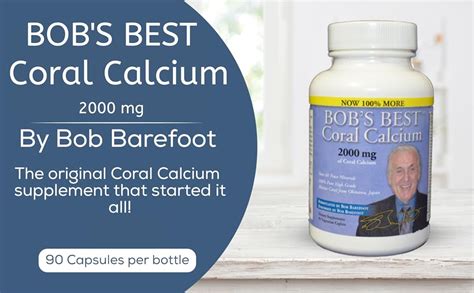 Bobs Best Coral Calcium 2000mg 3 Pack Of 90 Caplets New