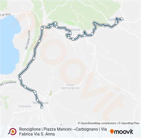 Cotral Route Schedules Stops Maps Ronciglione Piazza Mancini