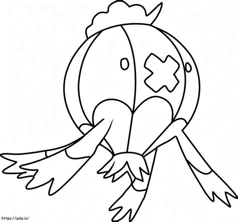 Drifblim Pokemon coloring page