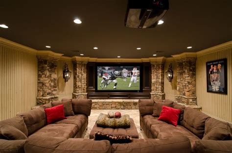 30 kreative Wohnideen für den Keller fresHouse Home theater rooms