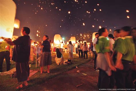 Enchanting Scenes From Loy Krathong Magical Lantern Festival In Thailand