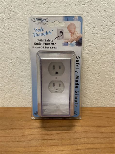 Lectralock Baby Safety Electrical Outlet Cover Duplex Style For Sale