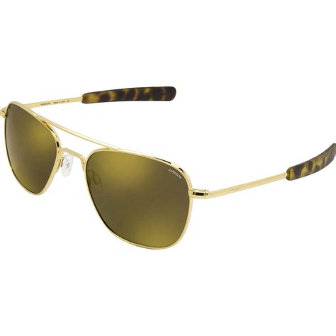 Randolph Engineering Aviator 23k Gold Sunglasses Gold Flash Af51676