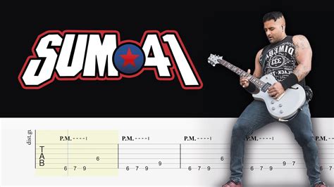 Sum 41 Fat Lip Official Audio With Scrolling Guitar Tabs Drop D