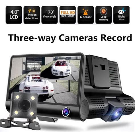 Видеорегистратор автомобильный с 3 камерами VIDEO CARDVR С8 Full HD ...