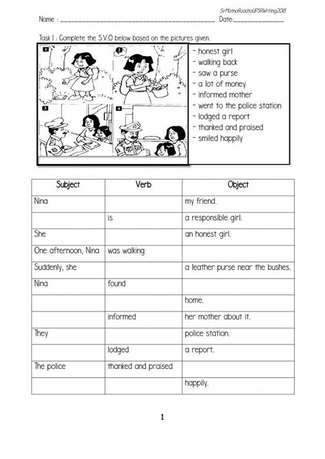 writing simple sentences | NUR SYUHAIDA ABDUL RASHID