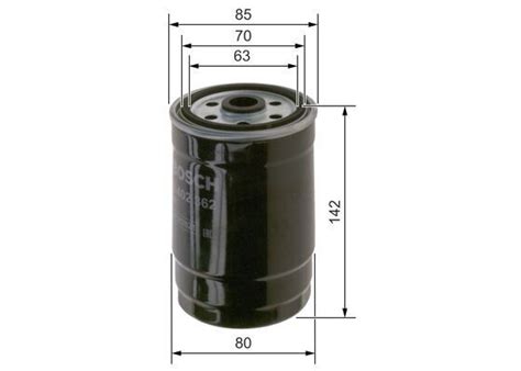 Fuel Filter fits HYUNDAI SANTA FE Mk3 2.2D 12 to 18 D4HB Bosch ...
