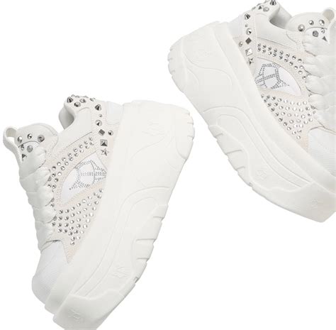 Gi Y Naked Wolfe Fantasy White Diamonds Authentic Shoes