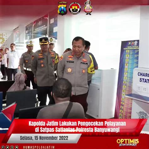 𝐇𝐔𝐌𝐀𝐒 𝐏𝐎𝐋𝐃𝐀 𝐉𝐀𝐖𝐀 𝐓𝐈𝐌𝐔𝐑 on Twitter Kapolda Jatim Lakukan Pengecekan