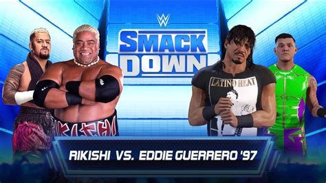 Wwe 2k22 Universe Mode Smackdown Rikishi Vs Eddie Youtube