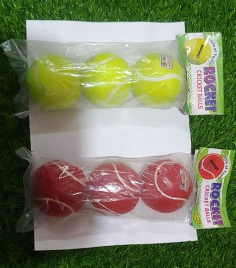 Leather Red And Yellow Nivia Cricket Balls At Best Price In Ahmedabad