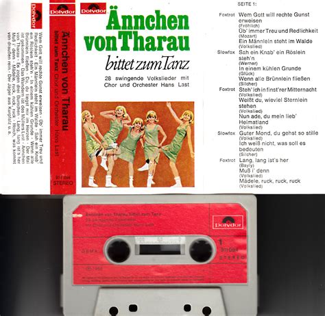 Hans Last Nnchen Von Tharau Bittet Zum Tanz Mc Musikkassette