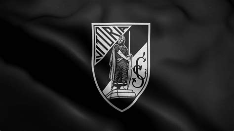 Vitoria FC Guimaraes Portugal Black Logo Flag Loop Background 4K ...