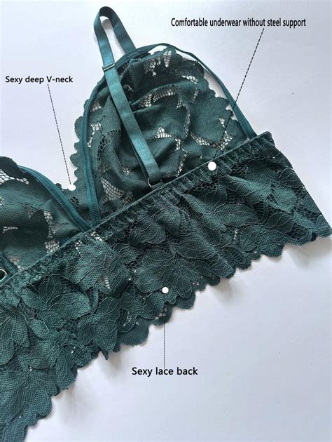 Pcs Set Plus Size Women S Sexy Lace Lingerie Set Shein Uk