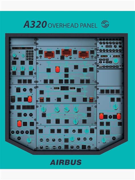 Airbus A320 Overhead Panel Poster For Sale By Ljubo339 Redbubble