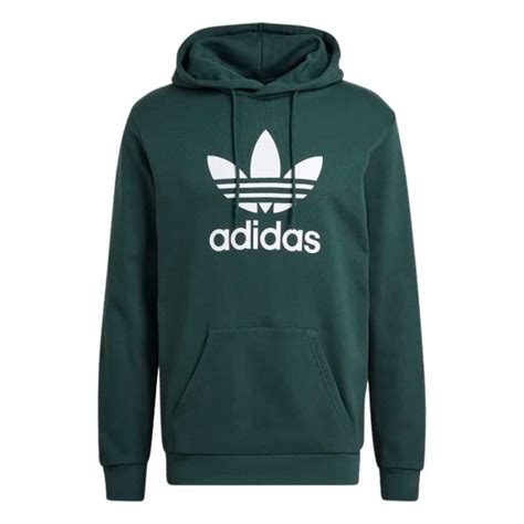 Áo Hoodie Adidas Adicolor Classics Trefoil Hoodie Mineral Green