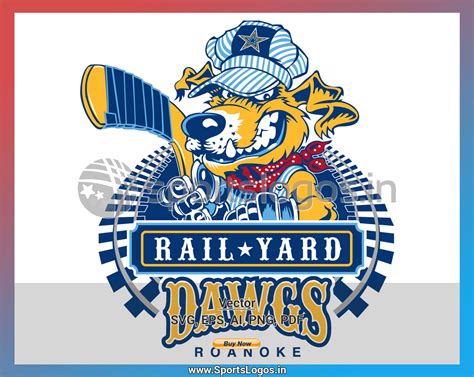 Roanoke Rail Yard Dawgs - Hockey Sports Vector SVG Logo in 5 formats - SPLN003657 • Sports Logos ...