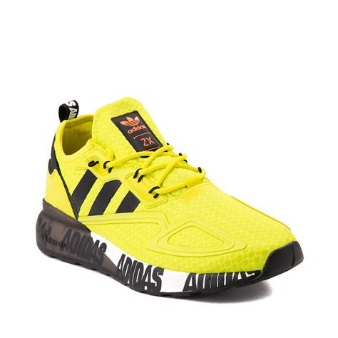 Mens Adidas Zx 2k Boost Athletic Shoe Solar Yellow Black Journeys