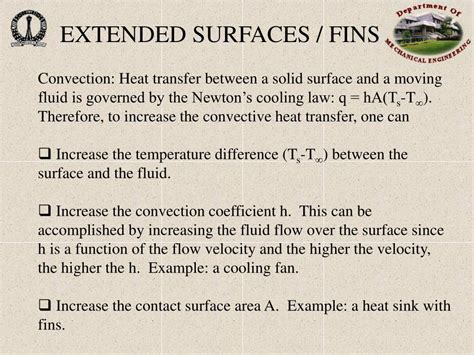 Ppt Extended Surface Heat Transfer Powerpoint Presentation Free