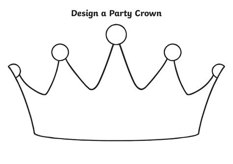 Party Crown Design Template Download Printable PDF | Templateroller