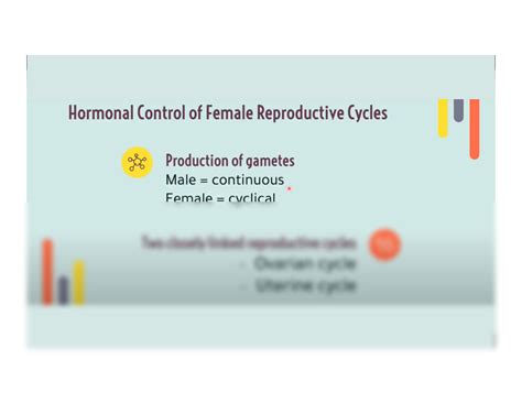 Solution Lecture On Hormonal Regulation Of Female Reproductive Cycle