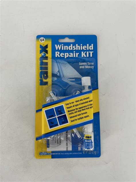 Rain X Windshield Repair Kit Repairs Chips And Cracks New In