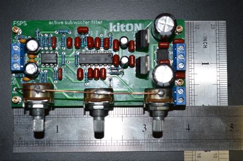 Фильтр сабвуфера с БП - Kit-Amp