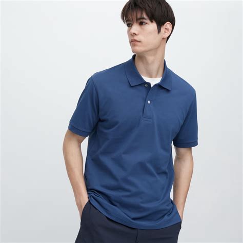 Jual Uniqlo Kaos Polo Dry Pique Lengan Pendek Shopee Indonesia