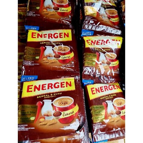 Jual Energen Sereal Renceng Kemasan Baru 34 Gr X 10pcs Energen Kurma