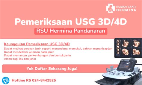 Hermina Hospitals 3D 4D Ultrasound Examination At Hermina Pandanaran