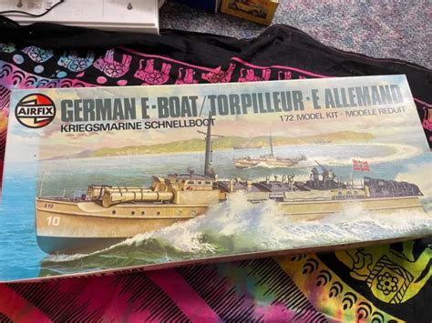 Airfix German E Boat Kriegsmarine Schnellboot Vintage Model Kit 172