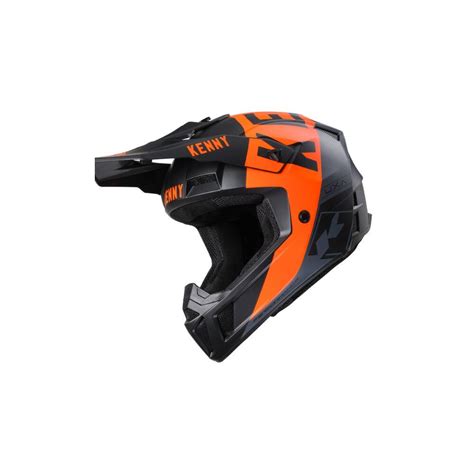 CASQUE KENNY PERFORMANCE GRAPHIC NOIR ORANGE FLUO Casques Wolff KTM