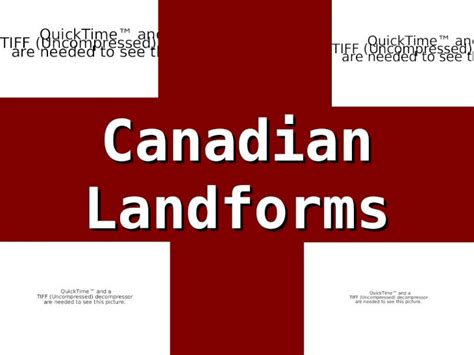 (PPT) Canadian Landforms. Canada is made up of three distinct types of ...