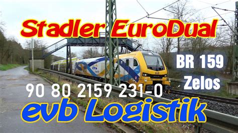 Stadler Euro Dual Br Zelos Evb Logistik Mit Holzzug Von